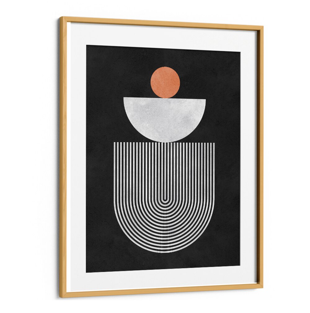LINES AND CIRCLES VI, GEOMETRIC ART PRINTS showcase a modern design with bold shapes and lines, perfect for any space.