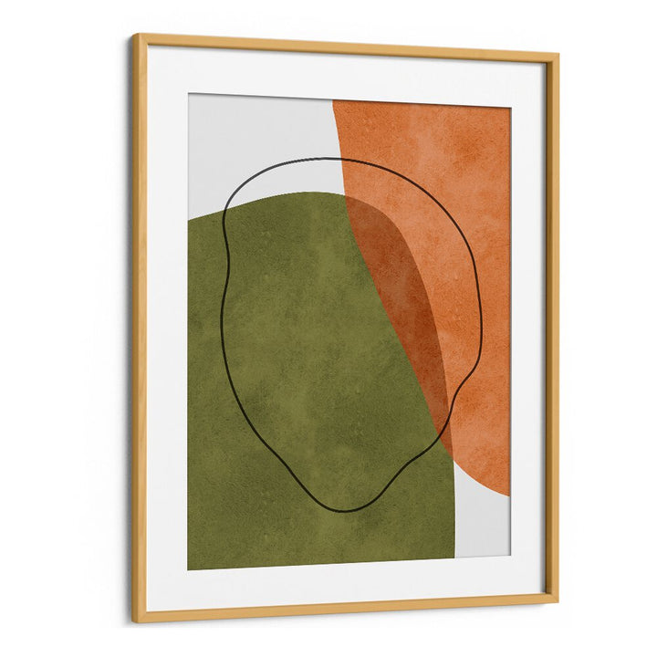 Stylish ABSTRACT SHAPES VII, ABSTRACT PAINTINGS in earthy tones, perfect for modern home decor. Enhance your space today!