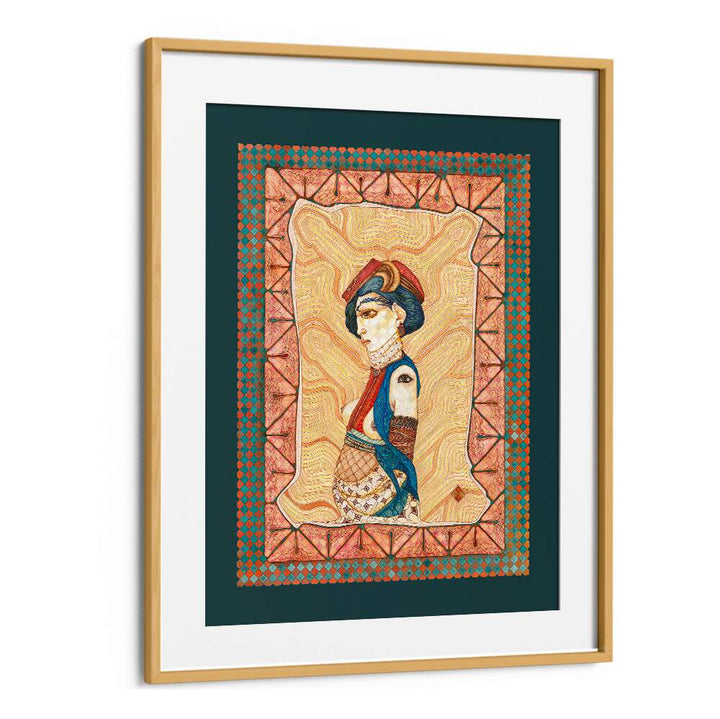 Vibrant MARIA II, PORTRAITS artwork featuring a striking figurative illustration in an elegant frame.