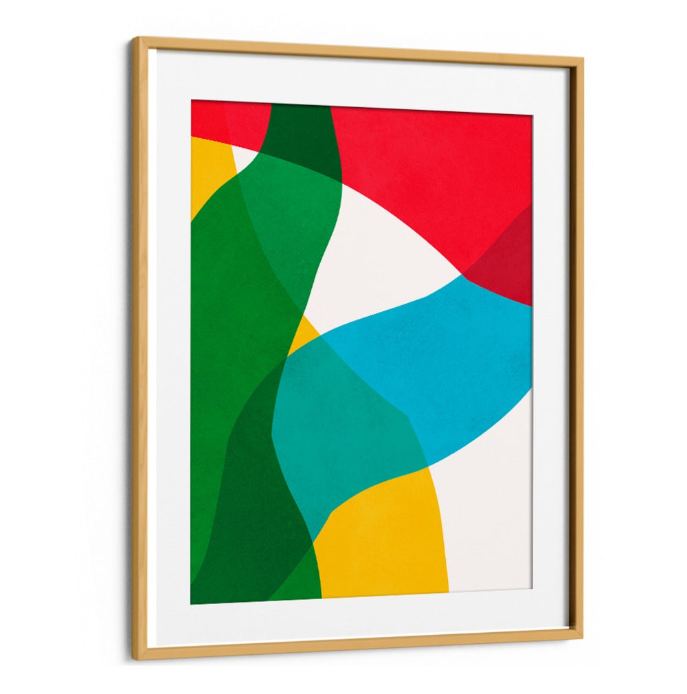 Vibrant colors blend in the EXPRESSIVE STROKES II, ABSTRACT PAINTINGS, perfect for creative inspiration.