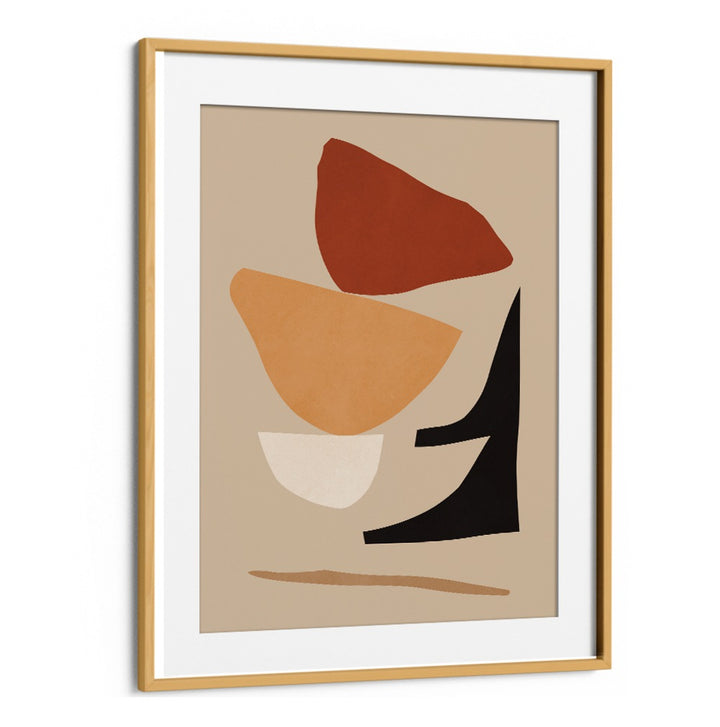 Stylish EXPRESSIVE XI, GEOMETRIC ART PRINTS featuring bold shapes and earthy tones, perfect for modern decor.