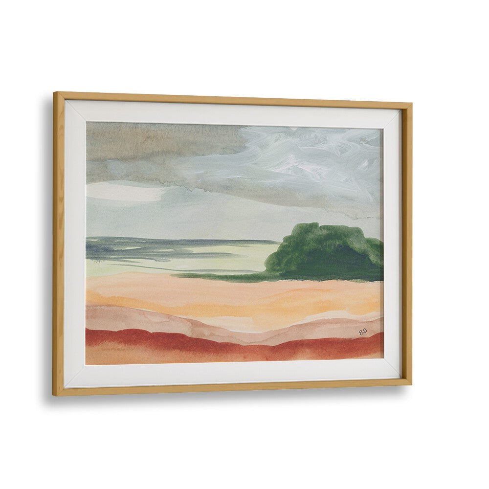 Stunning ARID LAND II, LANDSCAPE PAINTINGS, showcases warm tones and textures, perfect for any art lover's collection.