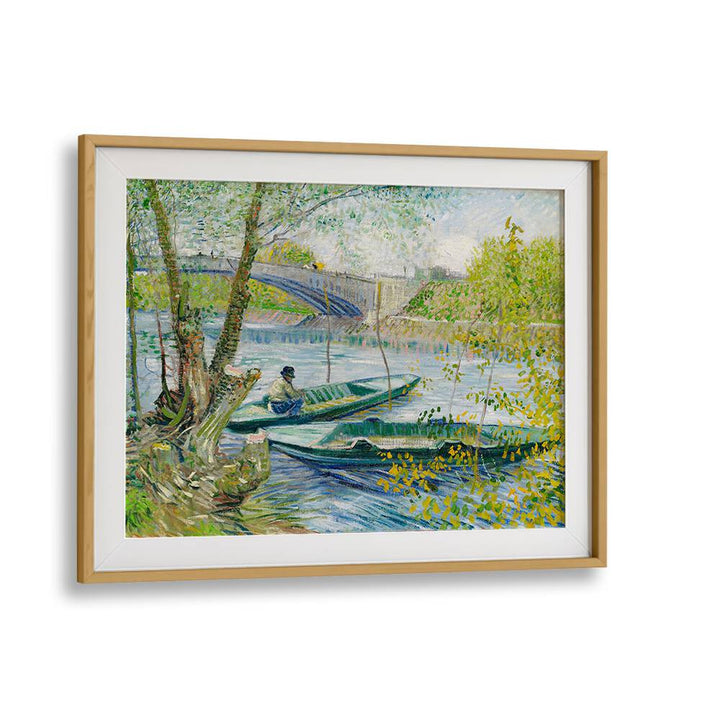 FISHING IN SPRING, (1887) ,  VINTAGE PAINTINGS