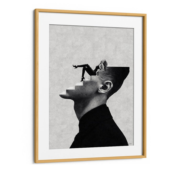 Captivating surreal art print "It's a Woman's World" by Underdott, showcasing creativity and imagination.