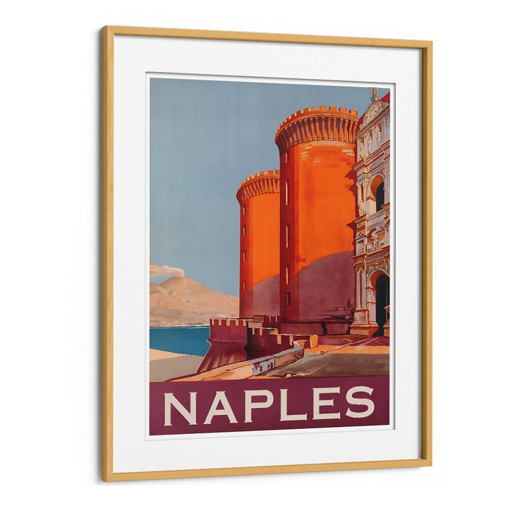 Captivating NAPLES, VINTAGE TRAVEL POSTERS showcase iconic architecture, perfect for any home or office decor.