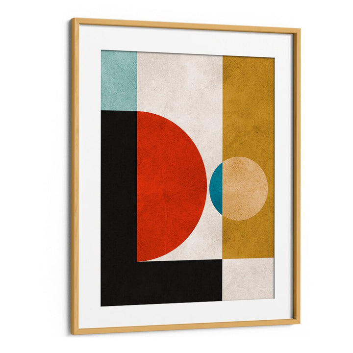 Stunning GEOMETRIC HARMONY I art print featuring vibrant shapes and colors, perfect for modern decor. GEOMETRIC ART PRINTS.