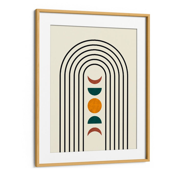 Stylish ARCS IV, BOHO ART PAINTINGS featuring dynamic lines and arcs to elevate your living space decor.