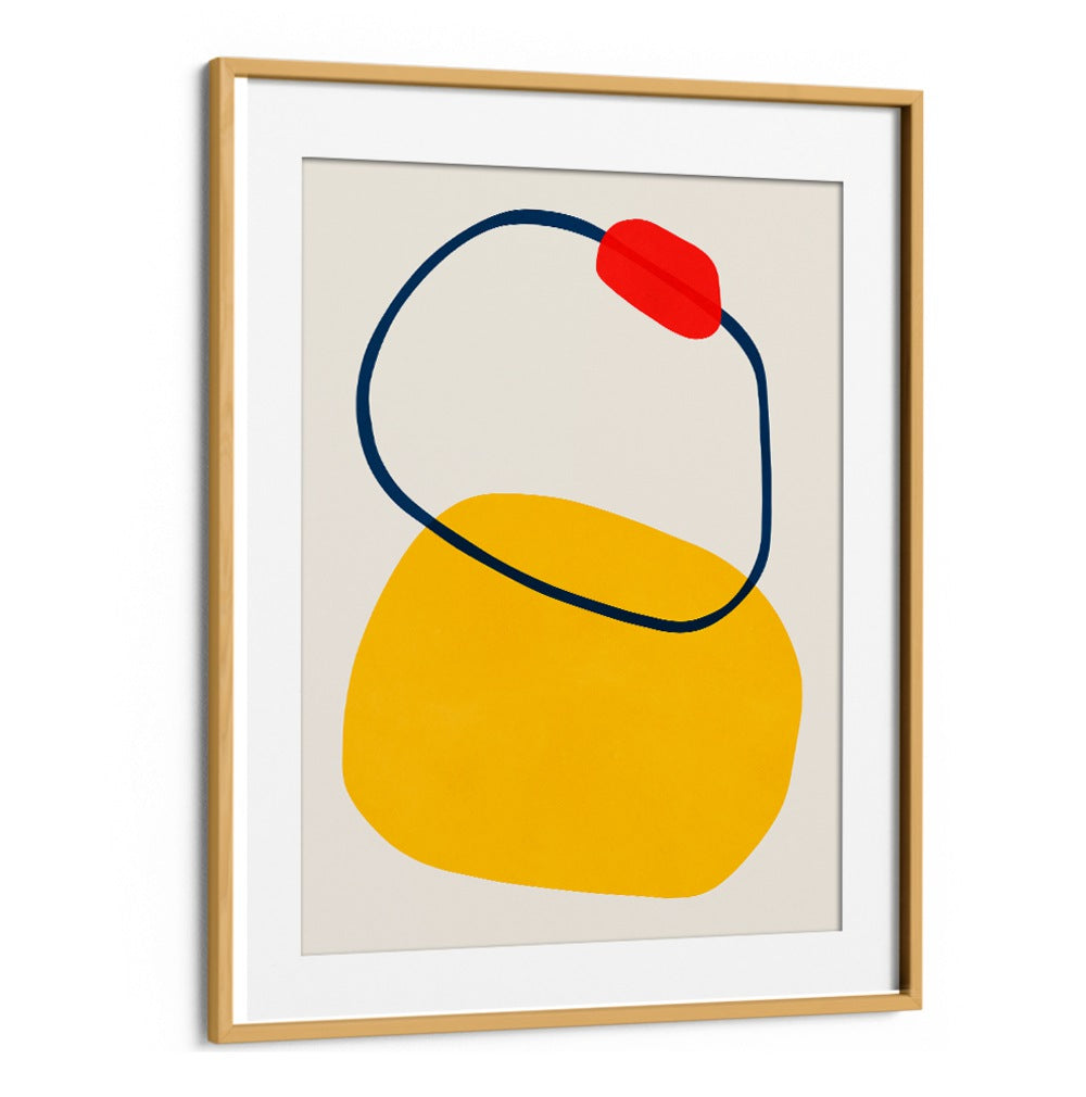 Colorful abstract design featuring bold shapes, ideal for enhancing any space with ROCK OVERLAY VIII, ABSTRACT PAINTINGS.