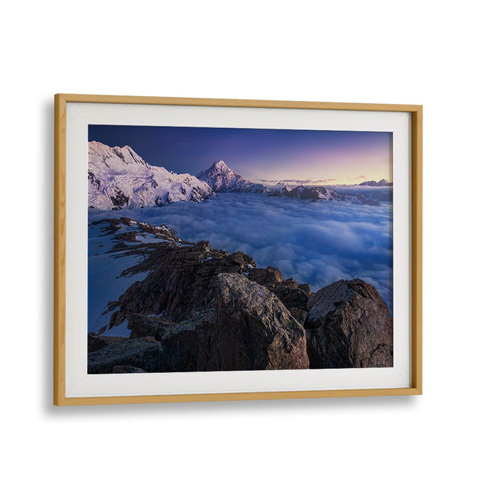 Breathtaking landscape of mountains and clouds featured in ABOVE THE CLOUDS, PHOTOGRAPHY PRINTS to elevate your space.