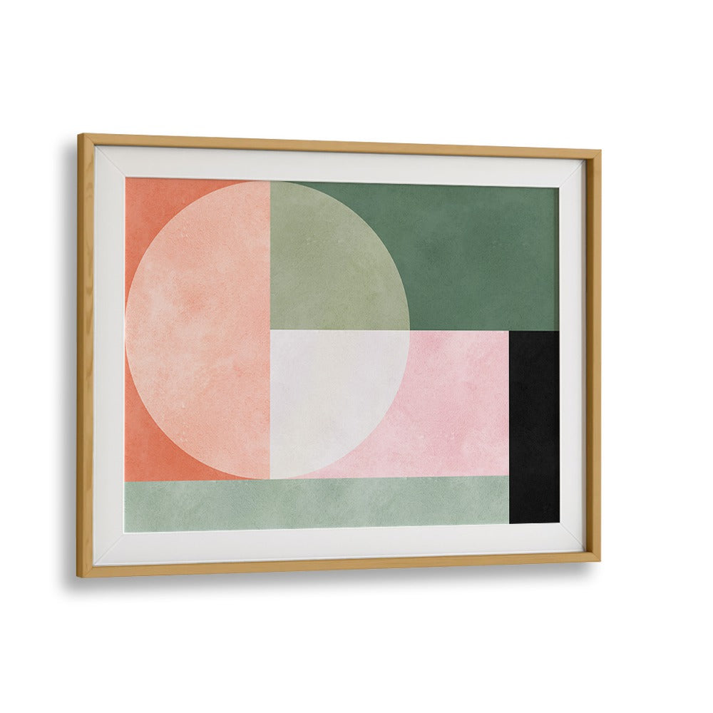 Stylish HARMONY 4, GEOMETRIC ART PRINTS showcasing modern colors and shapes, perfect for contemporary decor.