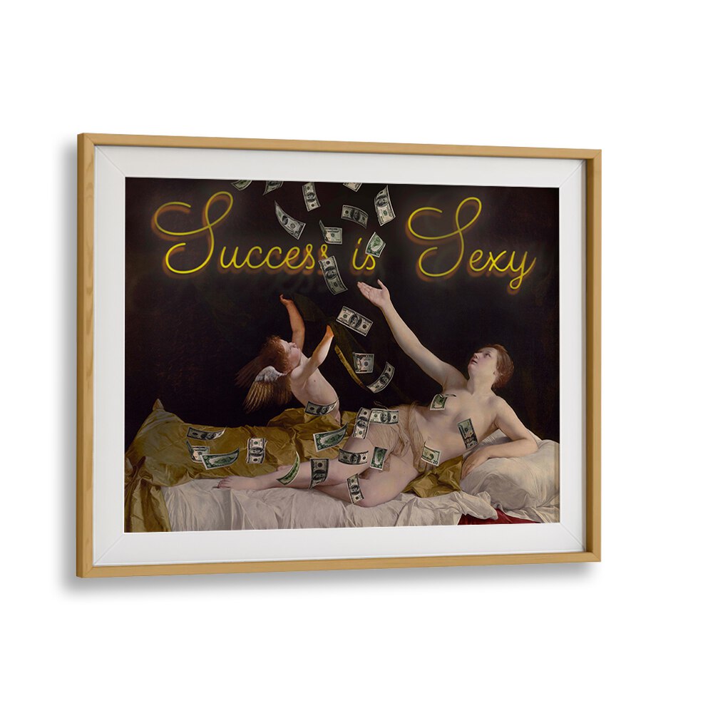 "Embrace ambition with the SUCCESS IS SEXY, ALTERED ART PRINTS by Dikhotomy, inspiring positivity in your space."