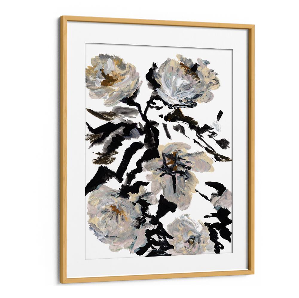 Beautiful LE JARDIN BOTANIQUE FLOWER, FLORAL FLOWER PAINTINGS showcasing elegant floral artistry in a stylish frame.