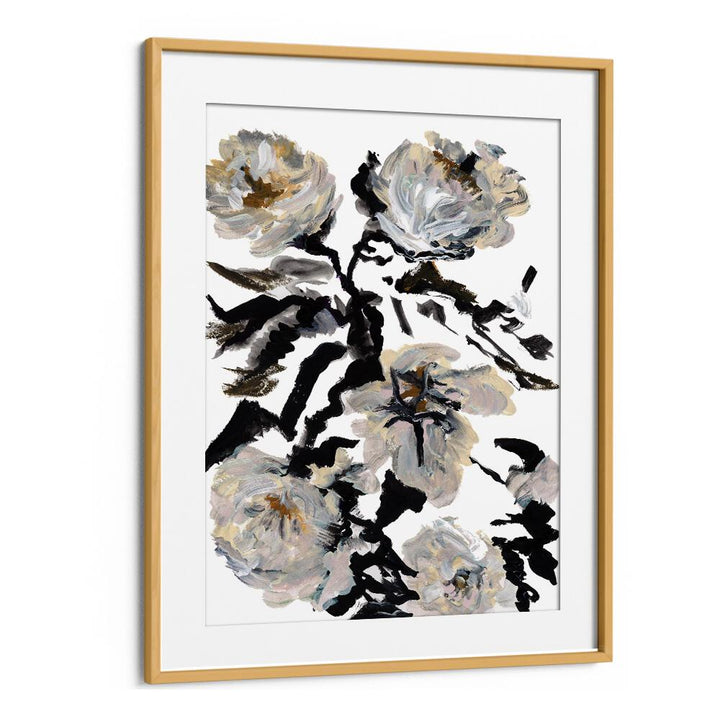 Beautiful LE JARDIN BOTANIQUE FLOWER, FLORAL FLOWER PAINTINGS showcasing elegant floral artistry in a stylish frame.