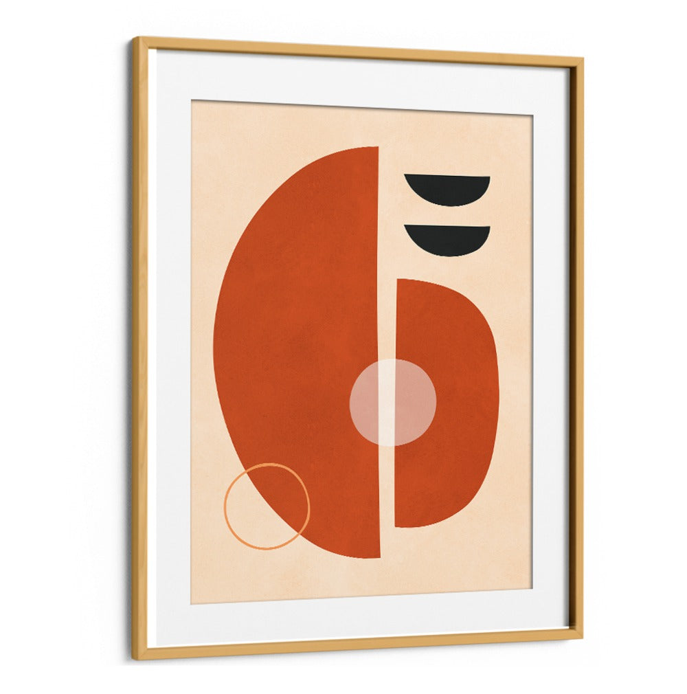 Stylish SEMICIRCLES IV, BOHO ART PAINTINGS featuring abstract shapes, perfect for modern decor. Ideal for art lovers.