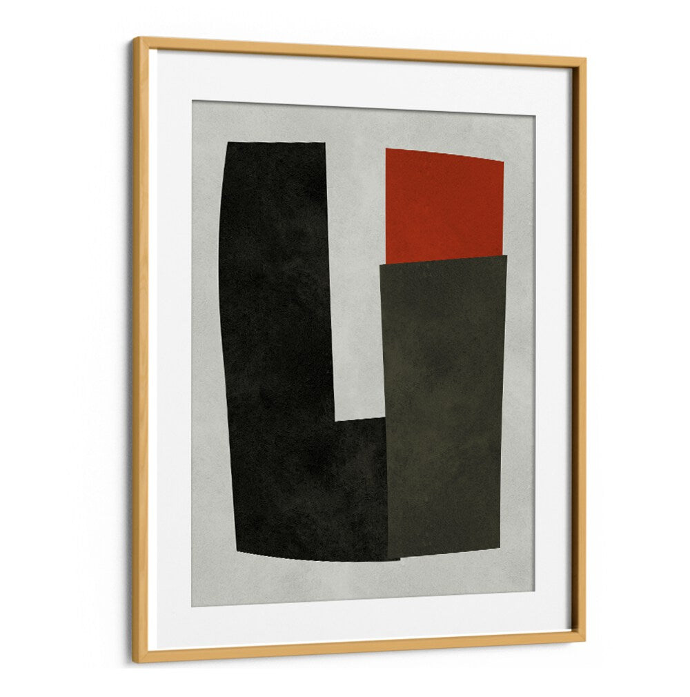 Geometric art print MODERN SHAPES VII, showcasing contemporary design for chic decor. Perfect for modern spaces.