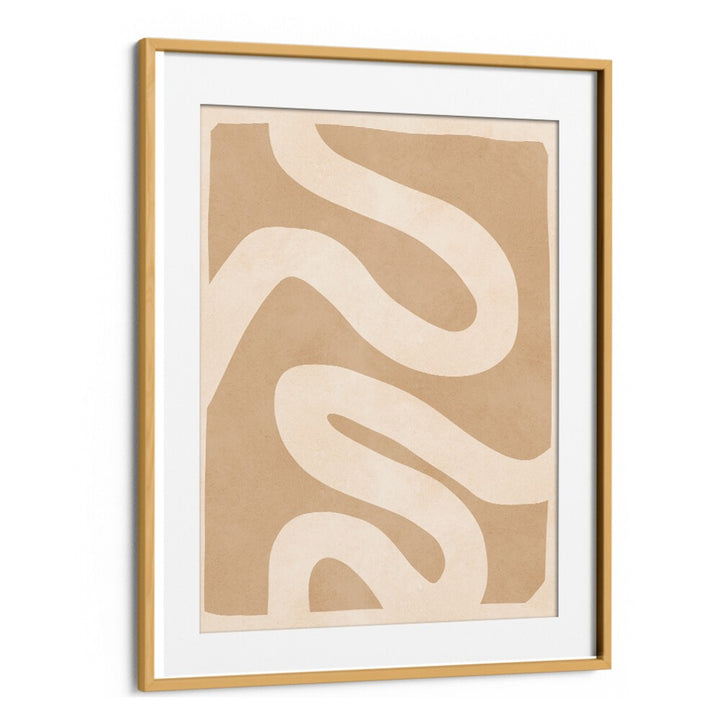 Stylish abstract art featuring fluid curves in neutral tones, perfect for showcasing EXPRESSIVE LINES V, ABSTRACT PAINTINGS.