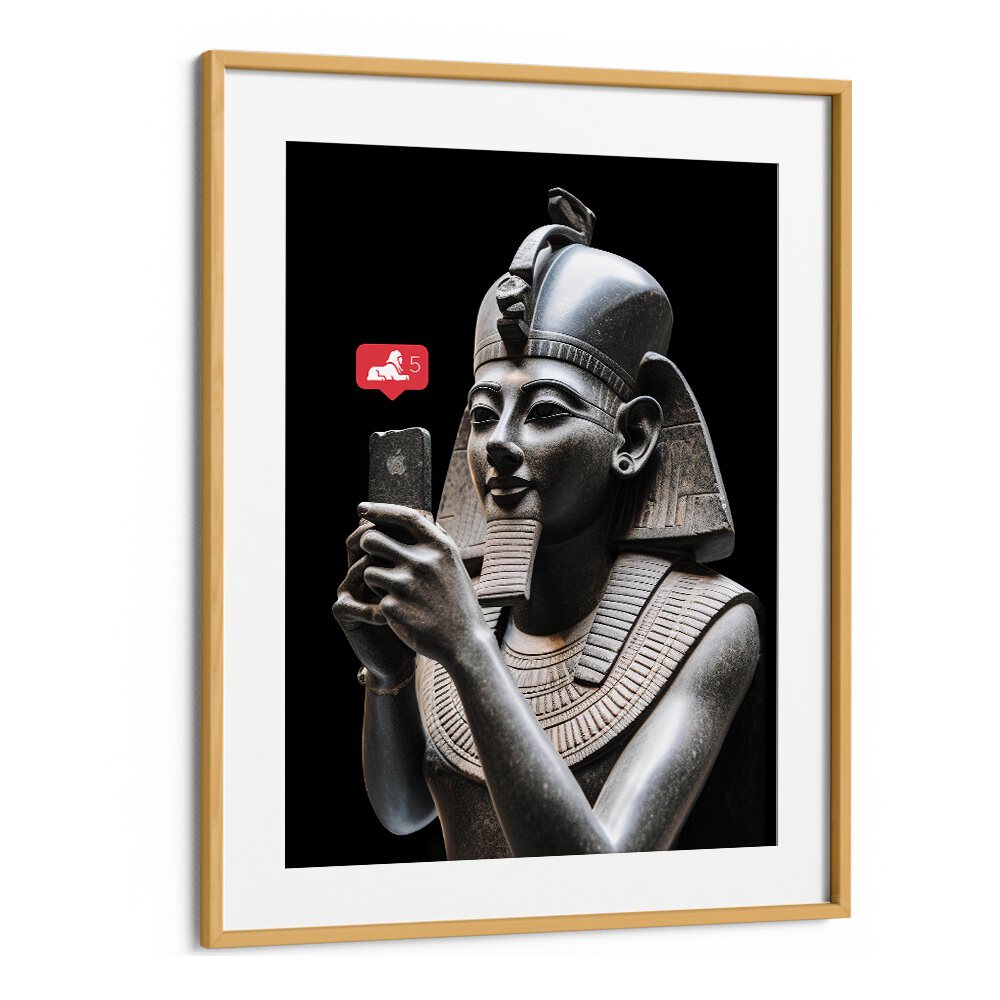 Elevate your space with CHILL RAMSES, ALTERED ART PRINTS by DIKHOTOMY, blending tradition and modern flair.