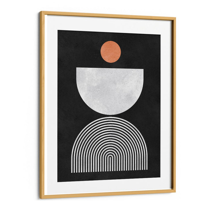 Framed LINES AND CIRCLES X, BOHO ART PAINTINGS feature geometric designs in a modern aesthetic, perfect for any space.