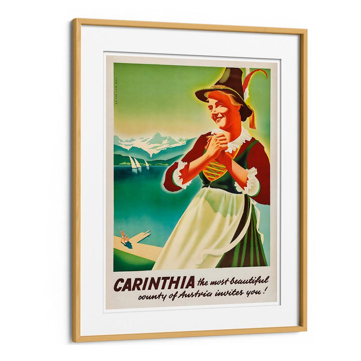 Celebrate adventure with CARINTHIA, VINTAGE TRAVEL POSTERS showcasing stunning landscapes and vibrant culture.