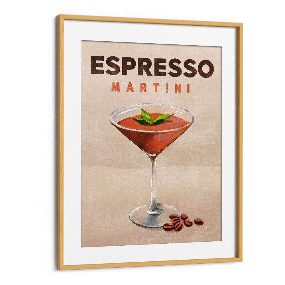 Stylish Espresso Martini, Bar art print perfect for enhancing your café's ambiance and nightlife vibe.