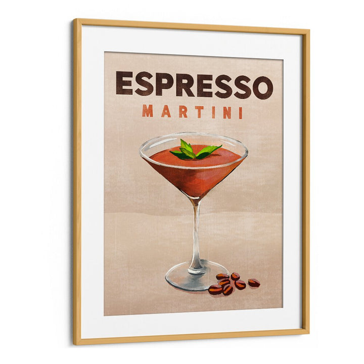 Stylish Espresso Martini, Bar art print perfect for enhancing your café's ambiance and nightlife vibe.