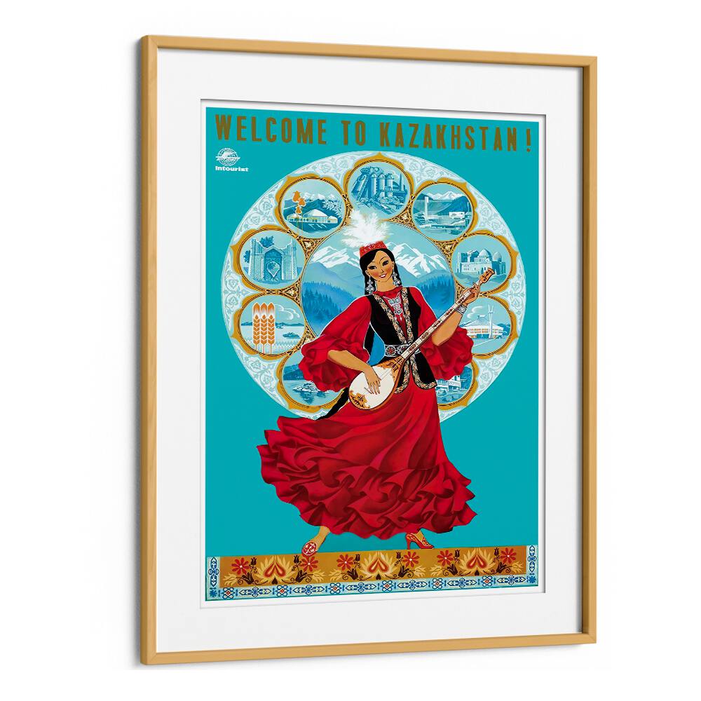 Welcome to Kazakhstan! Discover stunning KAZAKHSTAN, VINTAGE TRAVEL POSTERS that showcase the country's rich culture.