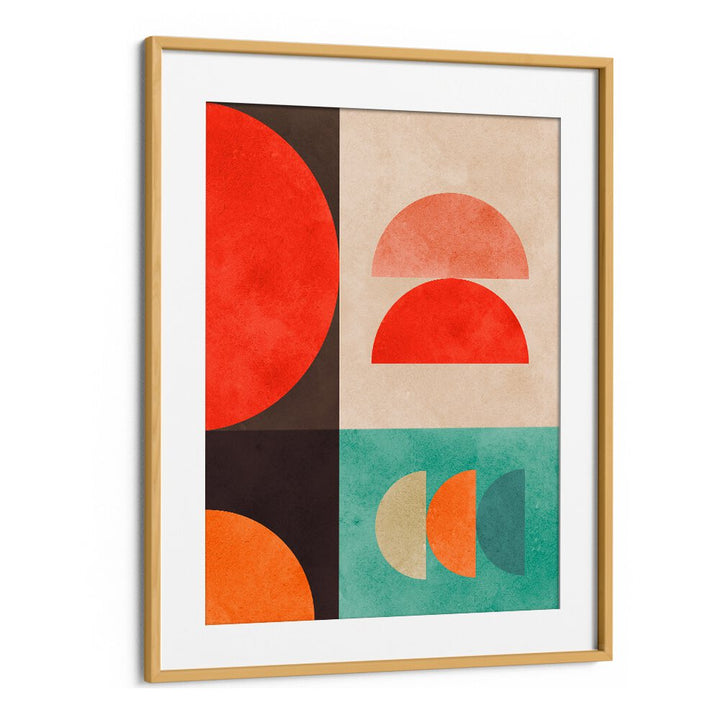 CIRCLES IN HARMONY XI, GEOMETRIC ART PRINTS showcase vibrant colors and shapes, enhancing your decor beautifully.