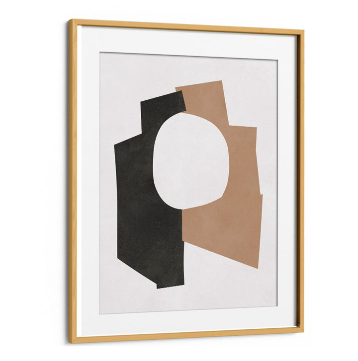 Elegant CURVED SHAPES IV, GEOMETRIC ART PRINTS featuring unique shapes and colors, perfect for enhancing your decor.