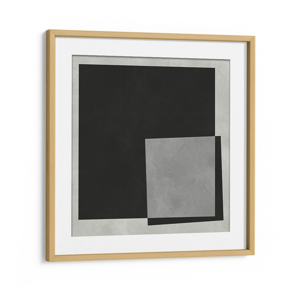 Stylish MODERN SHAPES III, GEOMETRIC ART PRINTS in a sleek frame, perfect for enhancing contemporary home decor.