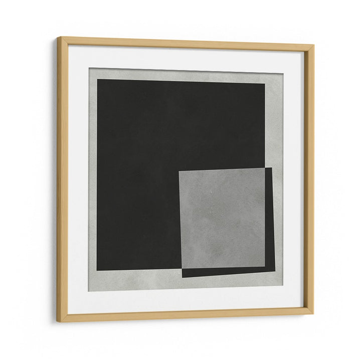 Stylish MODERN SHAPES III, GEOMETRIC ART PRINTS in a sleek frame, perfect for enhancing contemporary home decor.