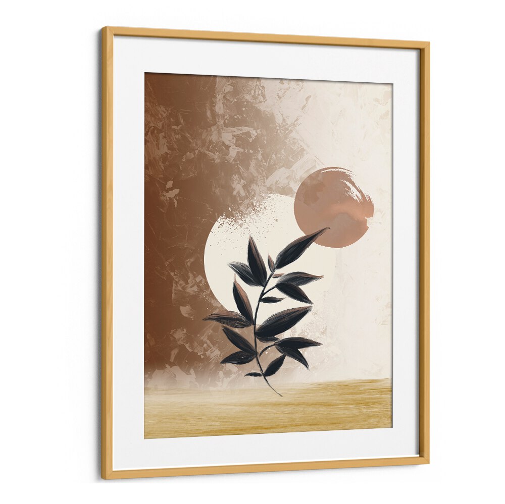 Elegant AKINTOLA, BOHO ART PAINTINGS featuring earthy tones and botanical elements, perfect for modern decor.