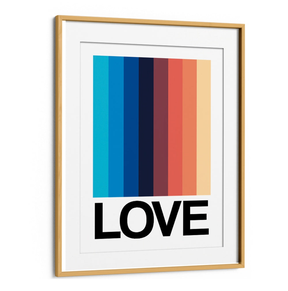 MIRROR STRIPE LOVE, QUOTES poster adds contemporary flair to any space with its vibrant striped design. Perfect for decor!