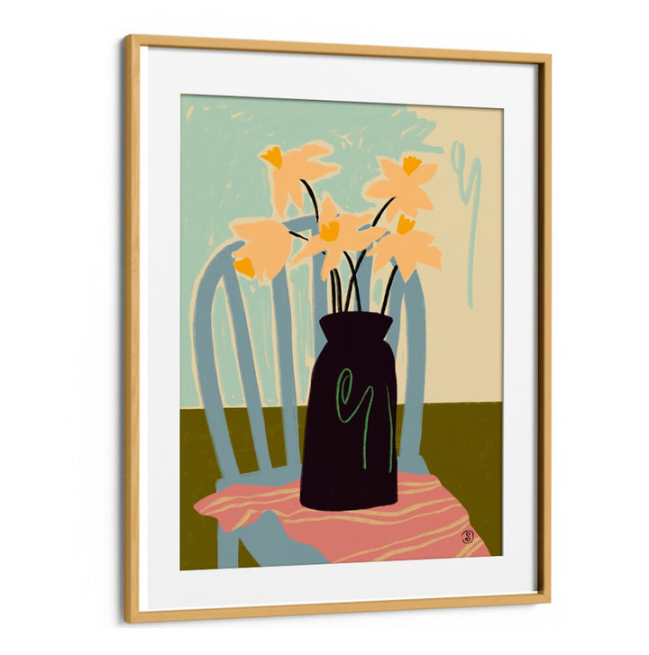Brighten your decor with DAFFODILS, VIBRANT art prints featuring lively colors and elegant floral design.