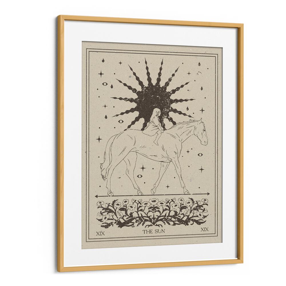 Elevate your decor with THE SUN I, ZODIAC poster, a celestial piece from Oakwood Mount that inspires spiritual connection.