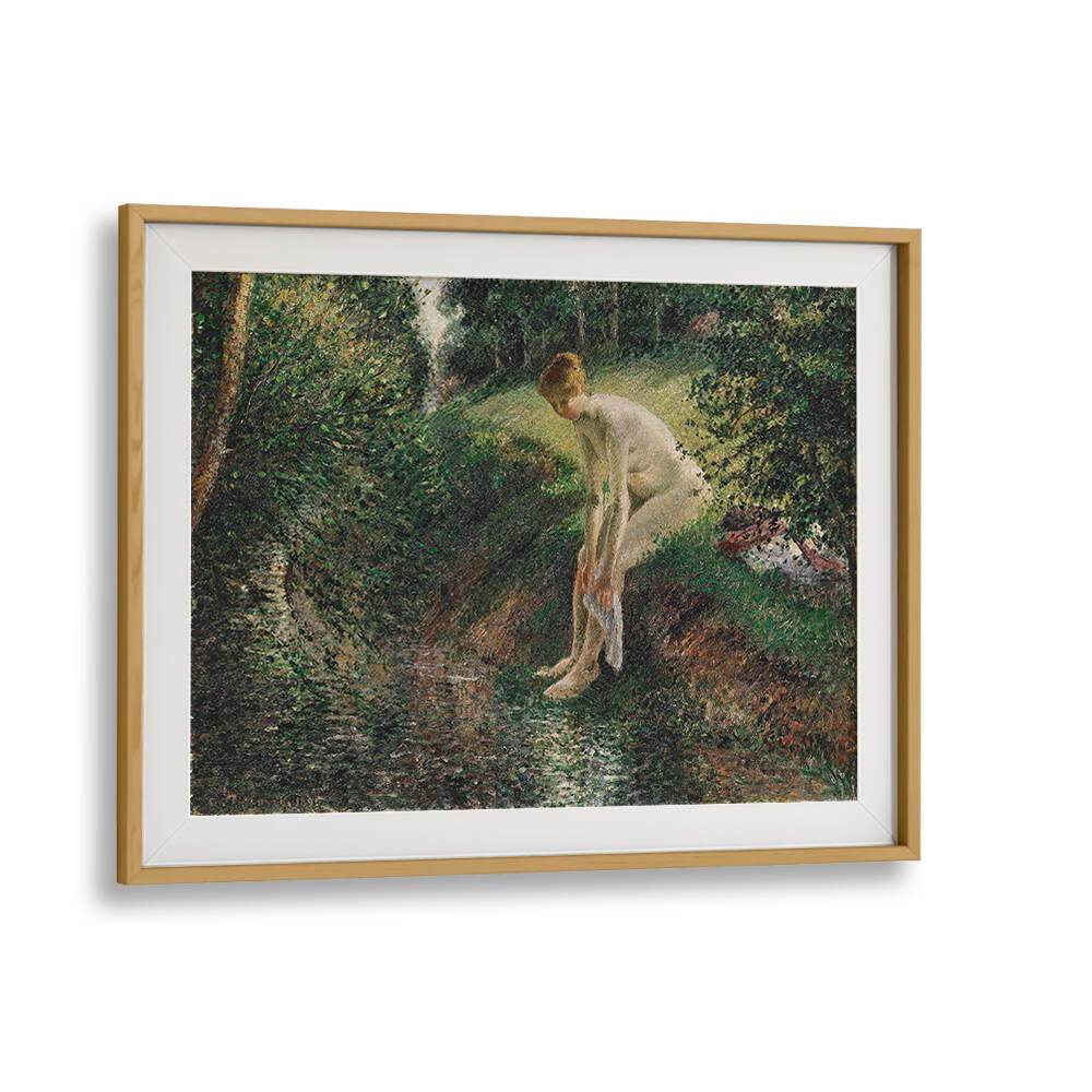 BATHER IN THE WOODS (1895)  , VINTAGE PAINTINGS