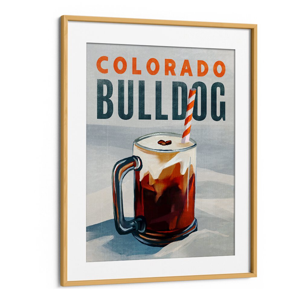Colorado Bulldog, Bar art print showcasing a delicious drink, perfect for cafe lovers and home decor enthusiasts.