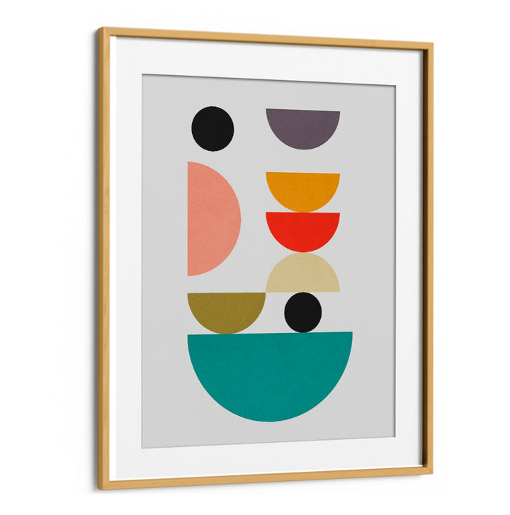 Explore HARMONY II, GEOMETRIC ART PRINTS featuring colorful circular designs in a stylish frame, perfect for any space.