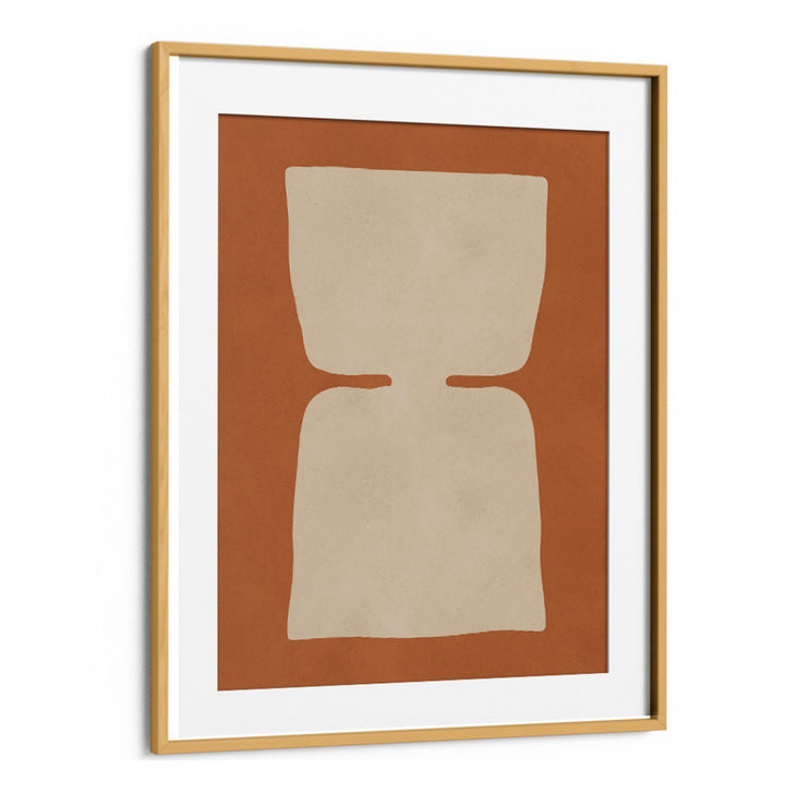 Elegant TRIBAL SHAPES XVI, GEOMETRIC ART PRINTS in earthy tones, enhancing modern spaces with cultural artistry.