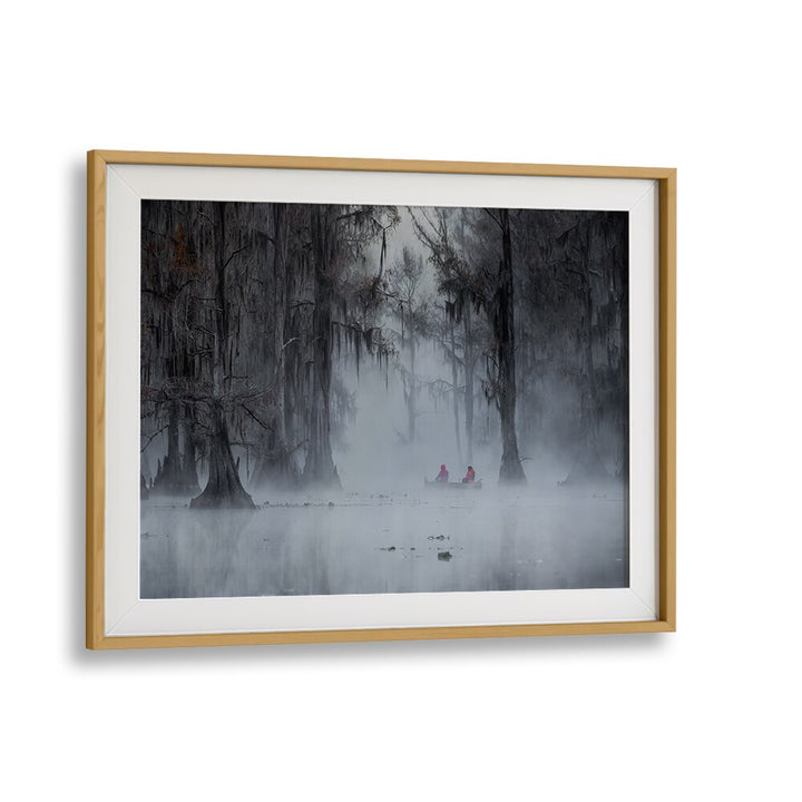 Mysterious landscape featuring serene water and trees, part of the JOURNEY TO MYSTERY, PHOTOGRAPHY PRINTS collection.
