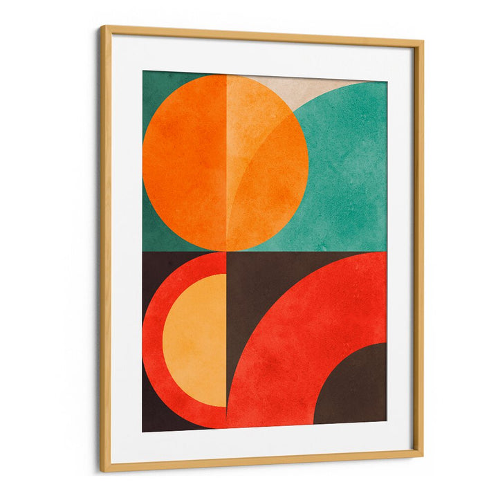 Vibrant CIRCLES IN HARMONY IX, GEOMETRIC ART PRINTS, adding elegance to any space with its captivating design.