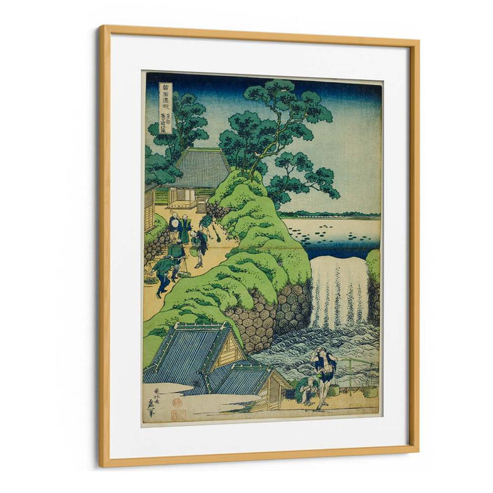AOIGAOKA FALLS IN THE EASTERN CAPITAL ,VINTAGE PAINTINGS
