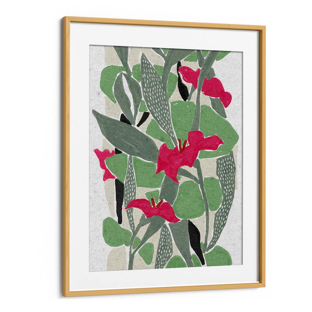 Vibrant floral motifs in FLORAL RHYTHM VI, part of our exclusive FLORAL FLOWER PAINTINGS collection. Perfect for any space!