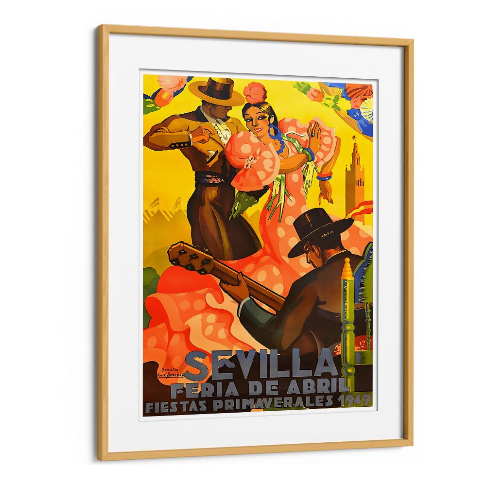 Colorful SEVILLA I, VINTAGE TRAVEL POSTERS showcase the vibrant culture of Sevilla, perfect for any art lover's home.
