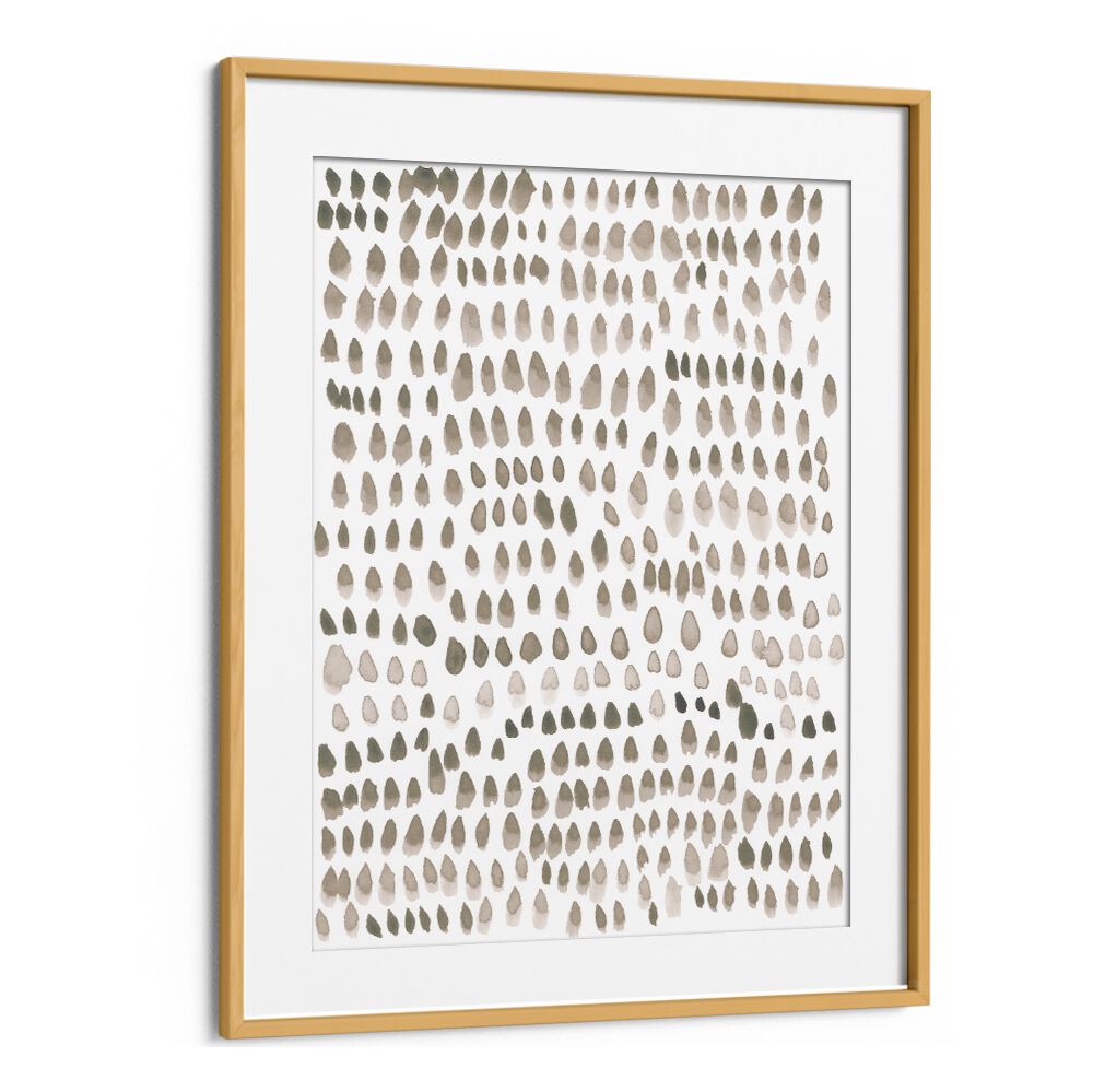 Charming PAINTED DOTS LIGHT BROWN, ABSTRACT PAINTINGS enhance any room with sophistication and playful design.