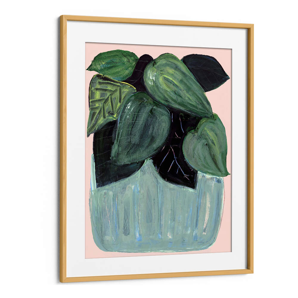 Vibrant Potted Plant No I, Floral Flower Paintings, perfect for elevating your home decor with nature's beauty.