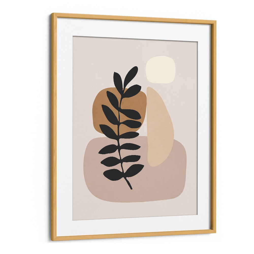 Sophisticated ABSTRACT MINIMAL PLANT, BOHO ART PAINTINGS enhance any space with earthy tones and minimalist charm.