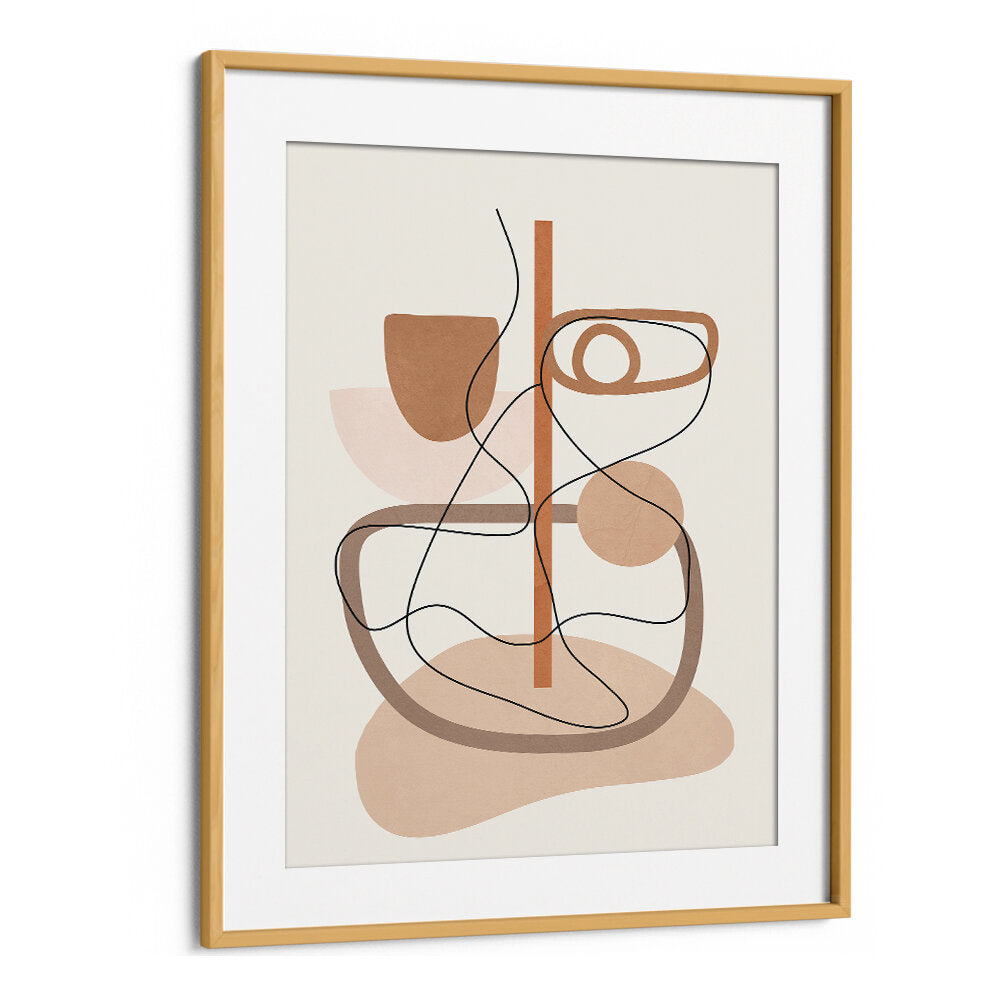 ABSTRACT LINE MOVEMENT I , BOHO ART PAINTINGS