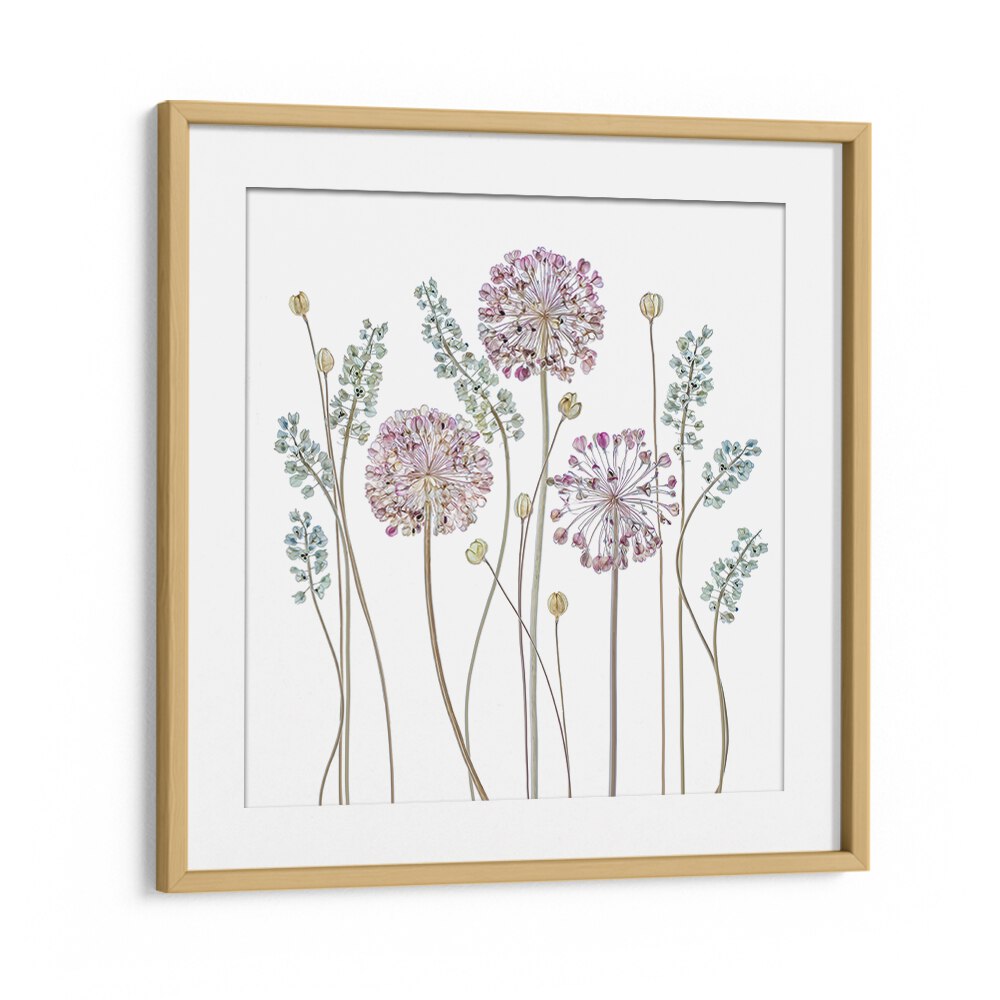 Elegant ALLIUM II, FLORAL FLOWER PAINTINGS, perfect for enhancing your home décor with charm and style.