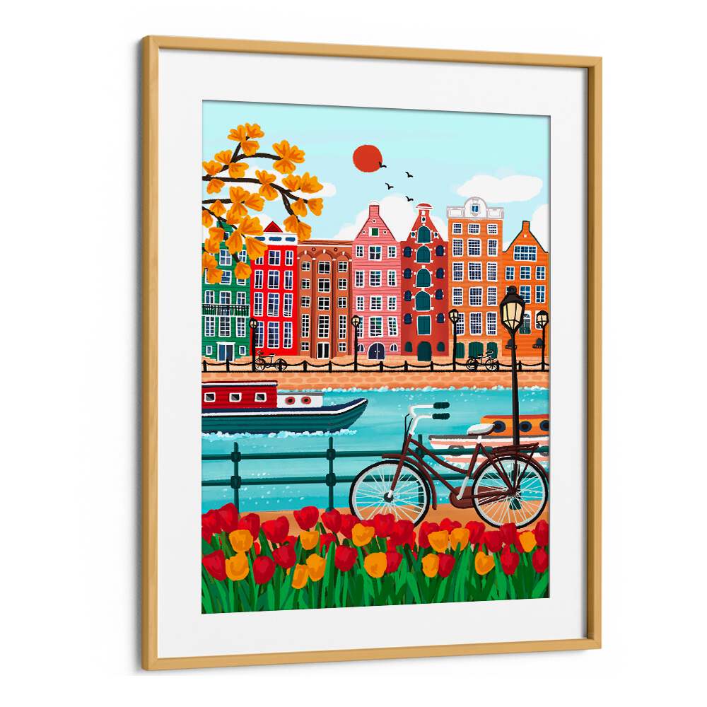 AMSTERDAM CANAL-SIDE CHARM ,TRAVEL POSTERS