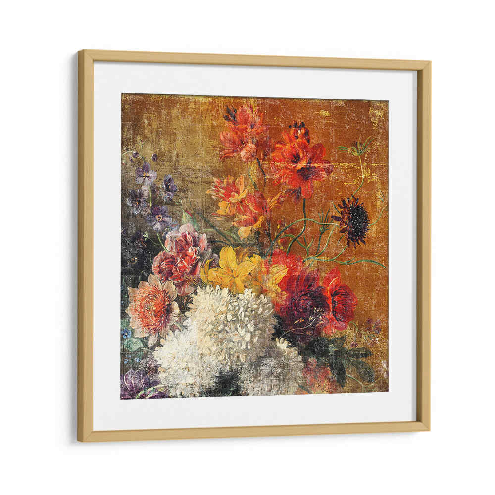 ART DISTRESSED  , FLORAL FLOWER PAINTINGS